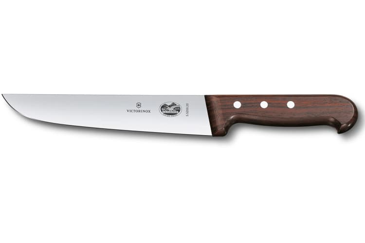 Couteau de boucher victorinox 5.5200.20 lame 20cm manche bois d'érable