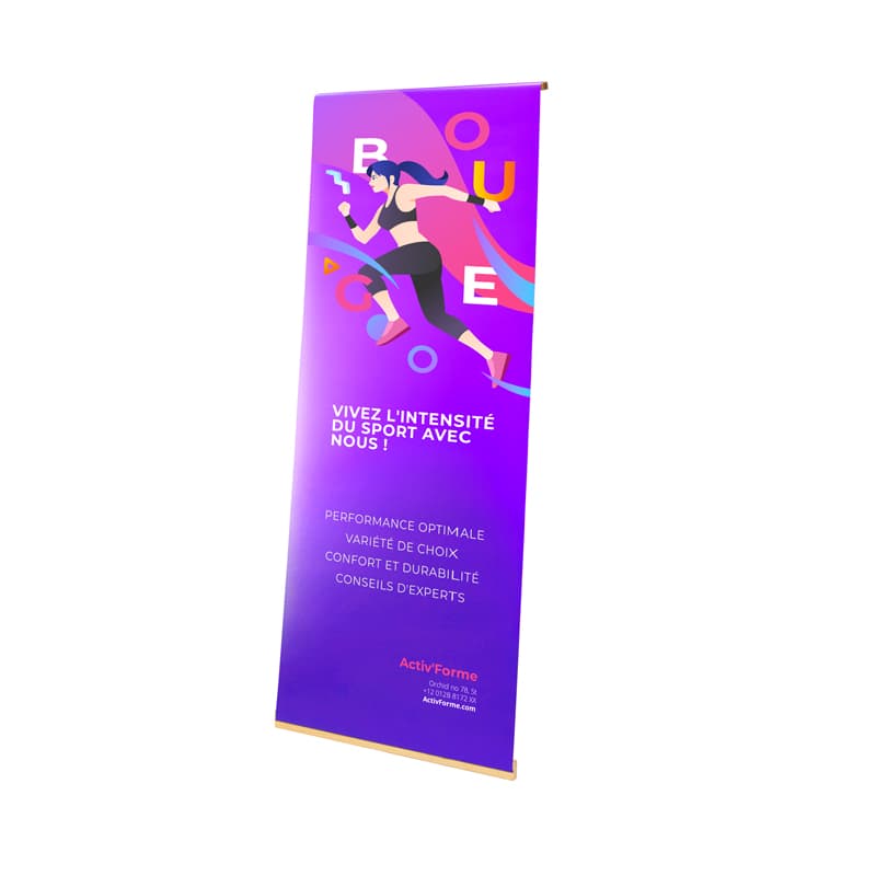 2.00000 Recharges L-Banner En Bois (Visuel Seul) 80x190 cm - Easyflyer